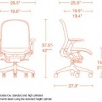 اندازه و ابعاد صندلی