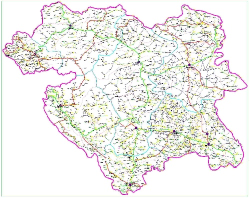 دانلود نقشه اتوکدی استان کردستان